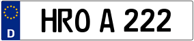 Truck License Plate